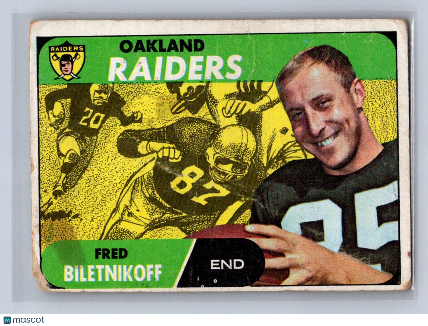 1968 Topps Fred Biletnikoff #168