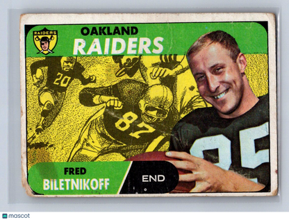 1968 Topps Fred Biletnikoff #168