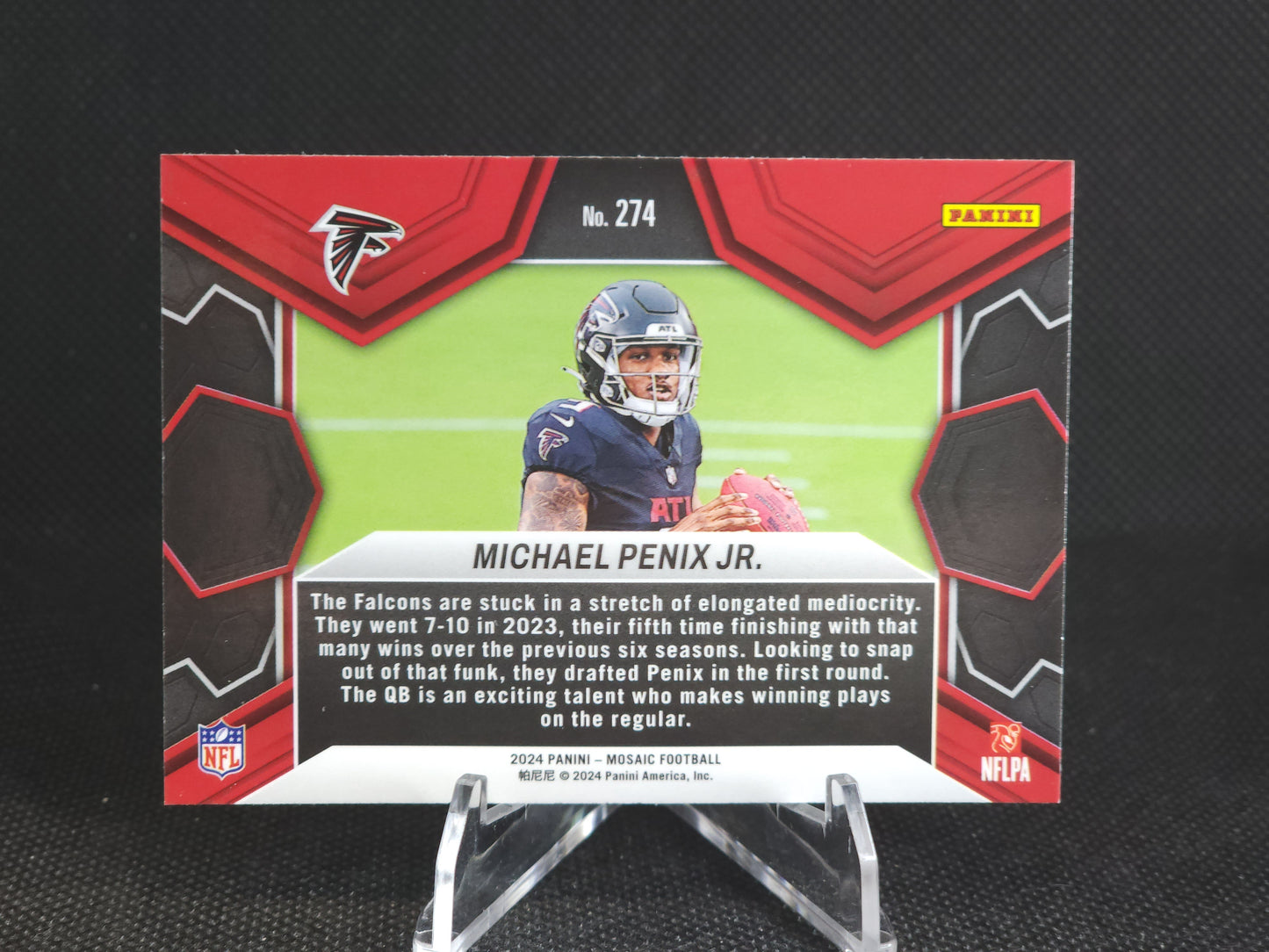 2024 Panini Mosaic Michael Penix Jr. NFL Debut #274