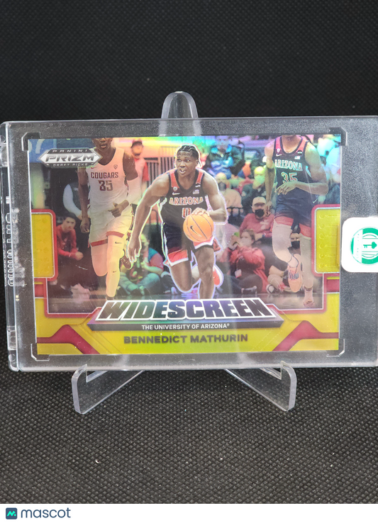 2022 Panini Prizm Widescreen Bennedict Mathurin Gold /10 #WS-BM