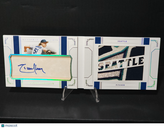 2019 National Treasures Randy Johnson Cut Signature Patch Booklet Auto /3 #CSMRJ