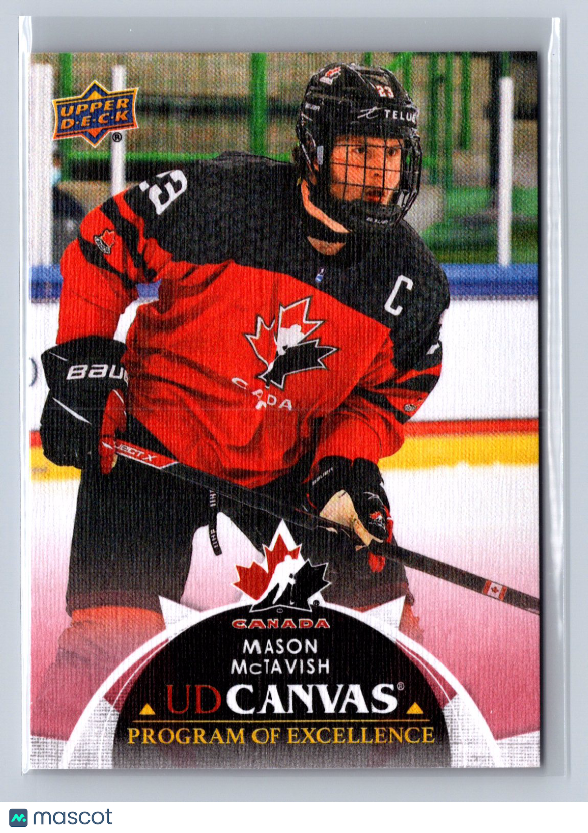 2021-22 Upper Deck UD Canvas Program of Excellence Mason McTavish #C257