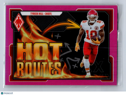 2021 Panini Phoenix Tyreek Hill Hot Routes Pink /175 #HR-12