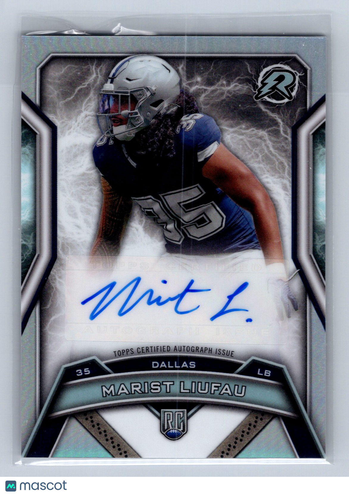 2024 Topps Resurgence Rookie Signatures Marist Liufau Refractor Auto #RRS-ML