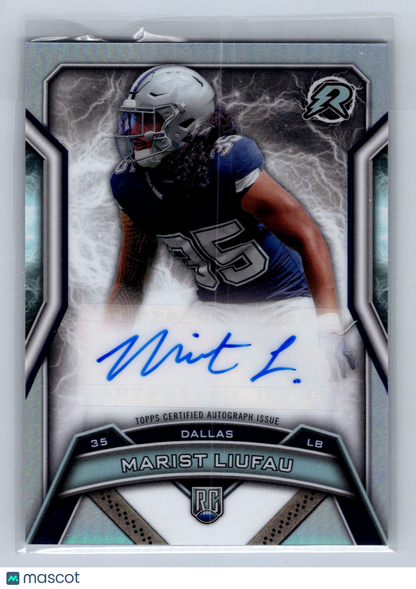 2024 Topps Resurgence Rookie Signatures Marist Liufau Refractor Auto #RRS-ML