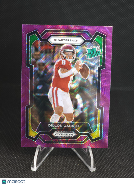 2024 Prizm Draft Dillon Gabriel Purple Wave #197