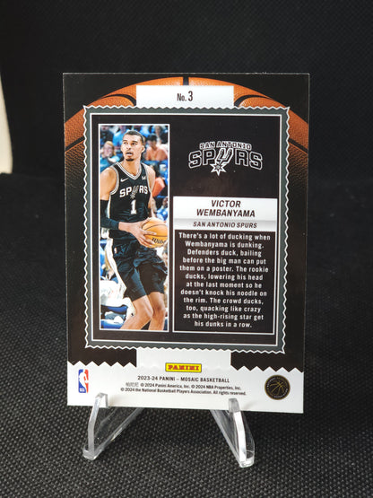 2024 Panini Mosaic Victor Wembanyama Jam Masters #3