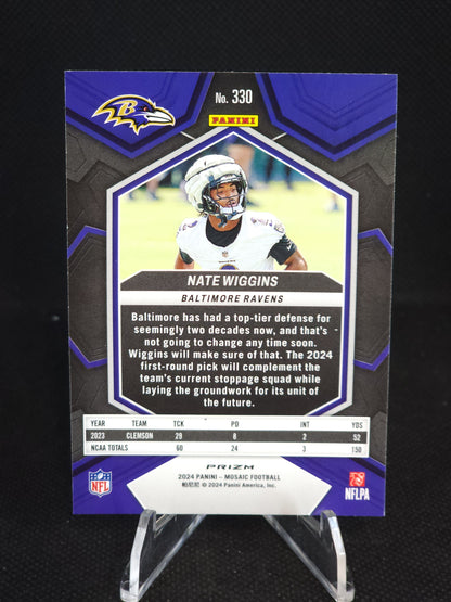 2024 Panini Prizm Mosaic Nate Wiggins Genesis #330