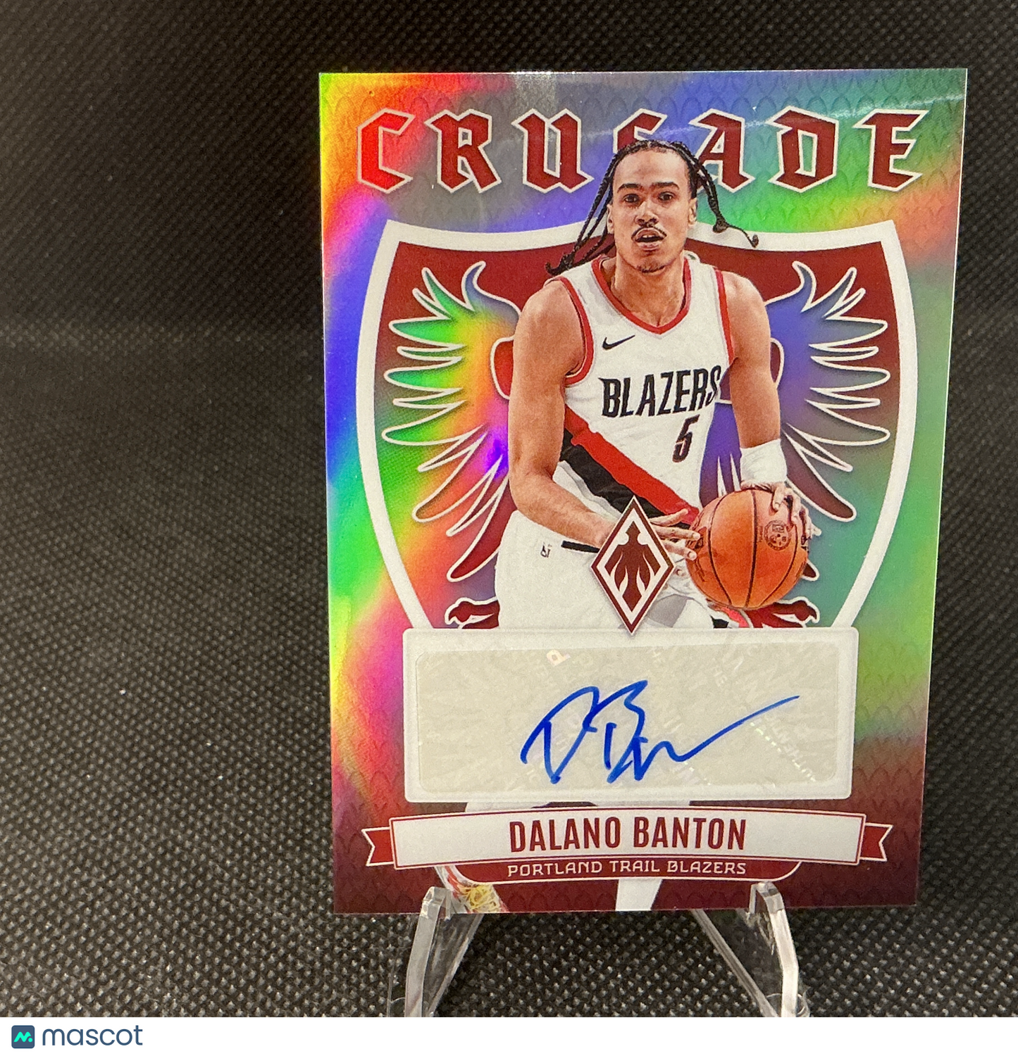 2023 Panini Phoenix Dalano Banton Crusade Silver Prizm Auto #CS-DBA