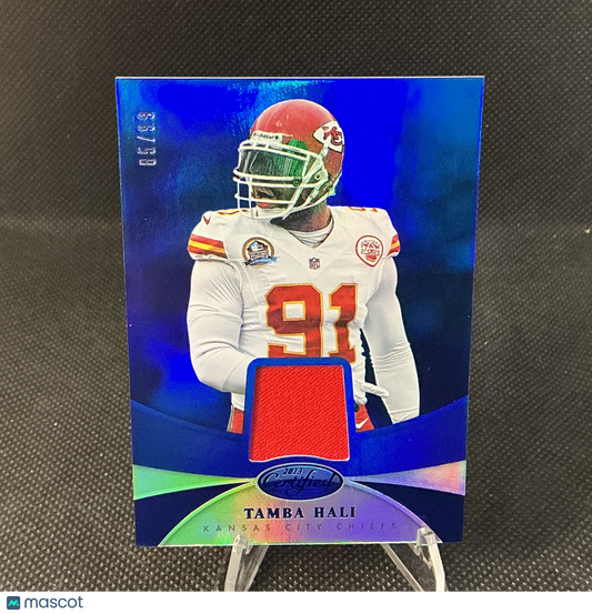 2013 Panini Certified Tamba Hali Mirror Blue Patch /99 #90