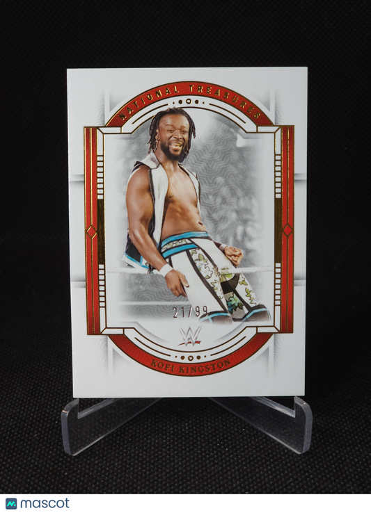 2024 Panini National Treasures WWE Kofi Kingston /99 #32