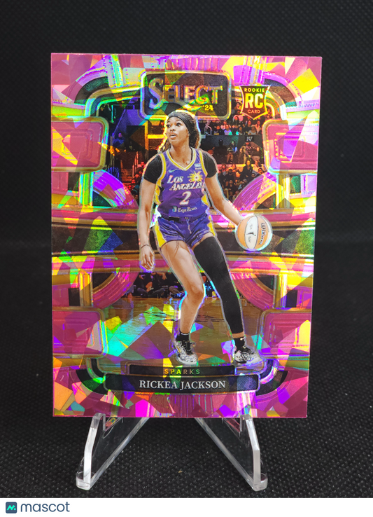 2024 Panini WNBA Select Basketball Rickea Jackson Pink Ice #58