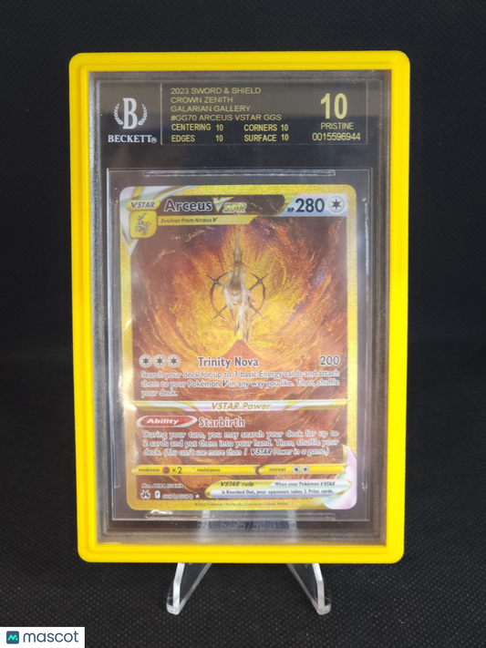 2023 Pokemon Crown Zenith Galarian Gallery Arceus VSTAR GG70 BGS 10 Black Label