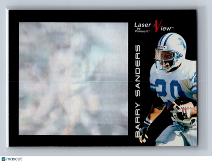 1995 Pinnacle Laser View Barry Sanders #6