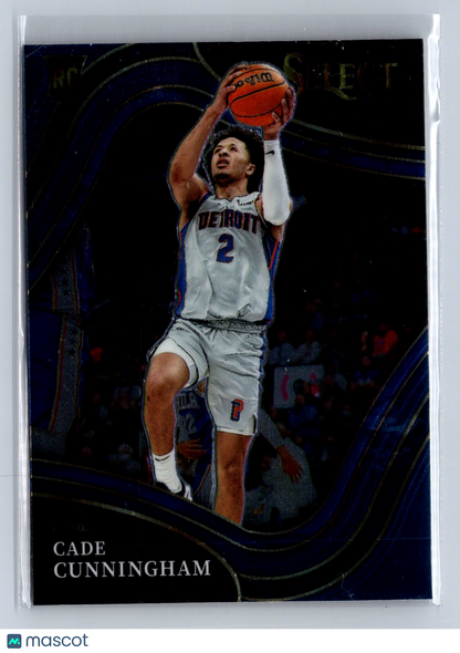 2021-22 Panini Select Cade Cunningham Courtside Retail Blue #288
