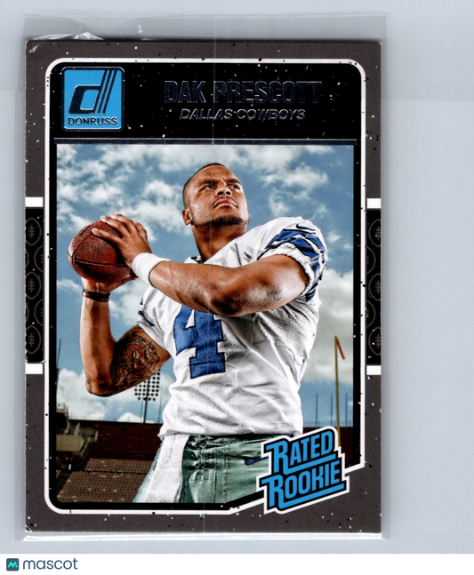 2016 Donruss Rated Rookie Dak Prescott #362