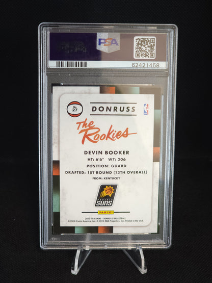 2015 Panini Donruss The Rookies Devin Booker #27 PSA 9