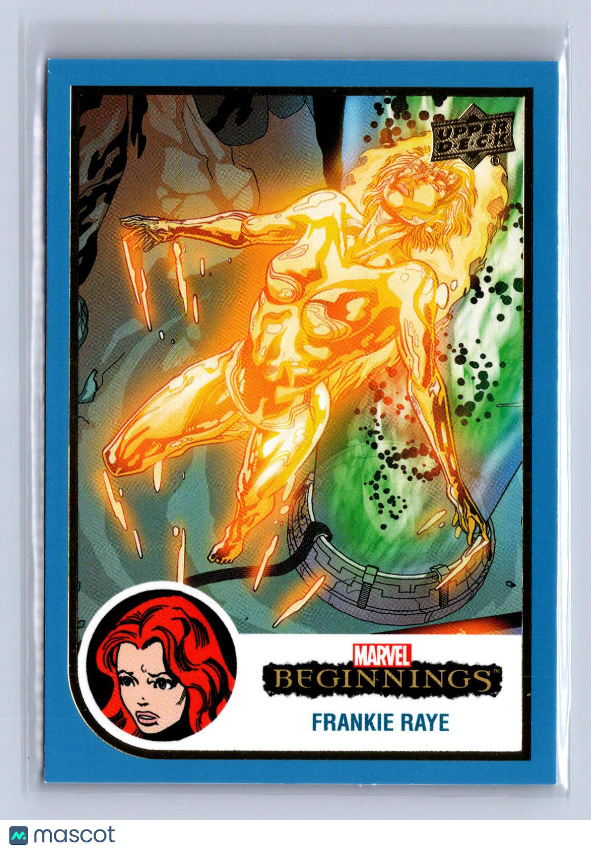 2022 Upper Deck Marvel Beginnings Frankie Raye Blue Border #70
