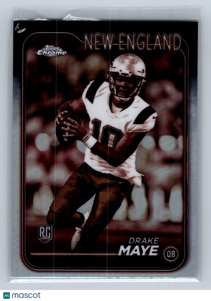 2024 Topps Chrome Drake Maye Sepia Refractor #203