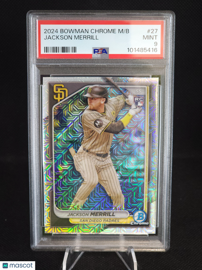 2024 Bowman Chrome Mega Box Jackson Merrill #27 PSA 9