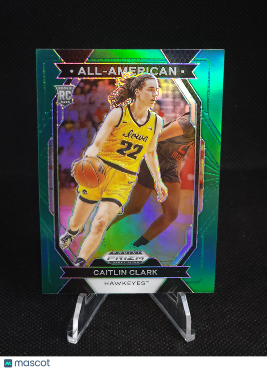 2024 Panini Prizm Draft Picks Caitlin Clark All-American Green #23