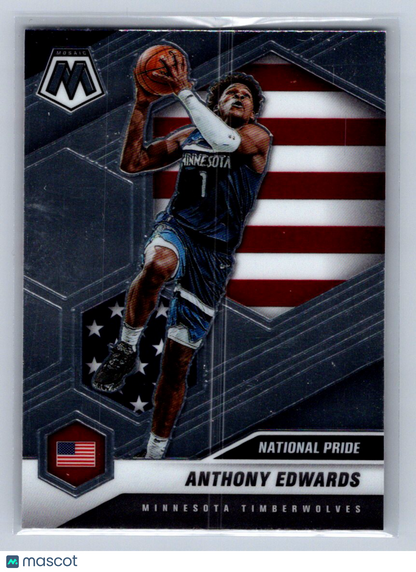 2020-21 Panini Mosaic National Pride Anthony Edwards #252