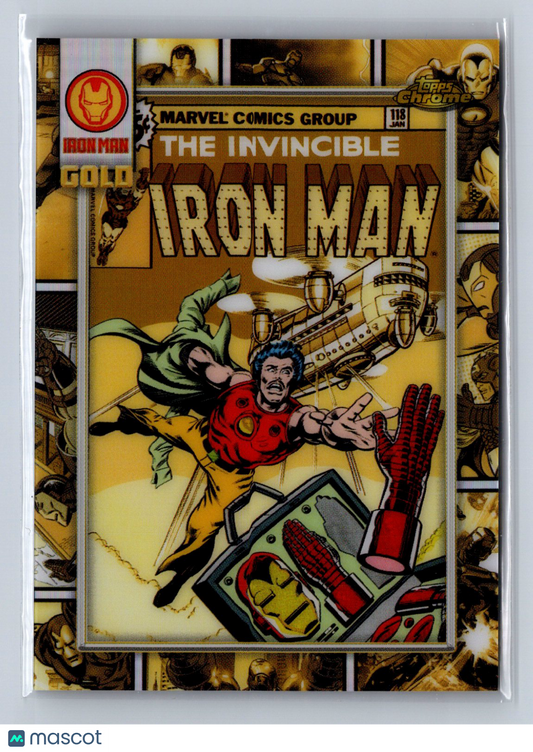 2025 Topps Marvel Chrome Gold Card Iron Man #IM-4