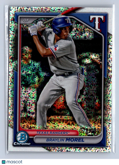 2024 Bowman Chrome Braylin Morel Speckle Refractor /200 #BDC-169