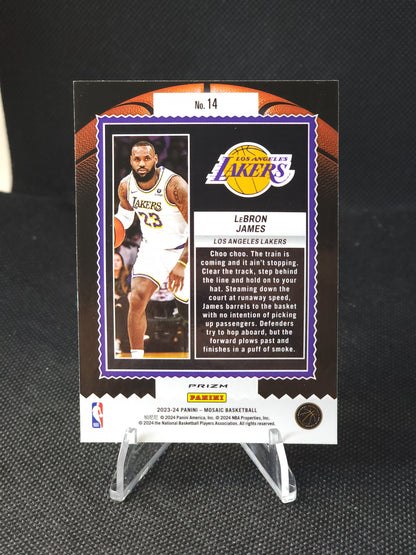 2023-24 Panini Mosaic LeBron James Jam Masters Prizm #14