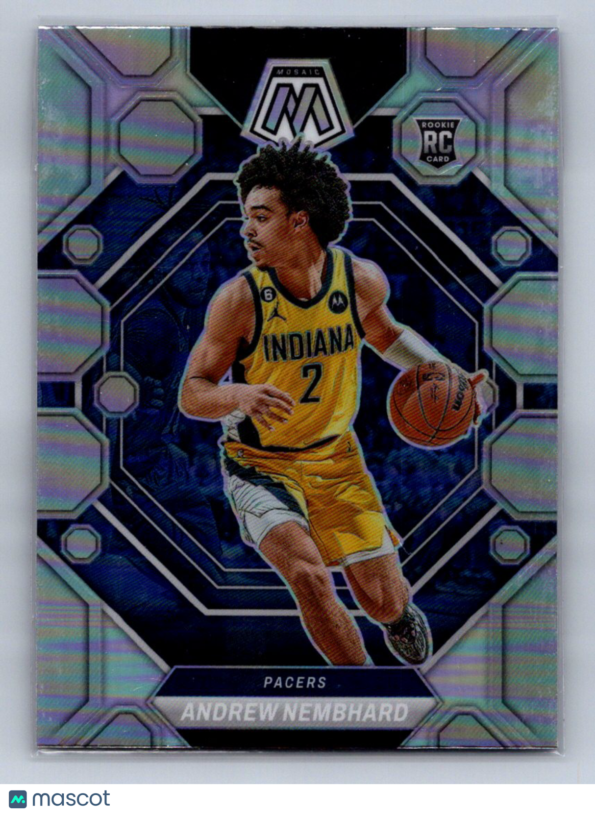 2022-23 Panini Mosaic Andrew Nembhard Silver Prizm #228