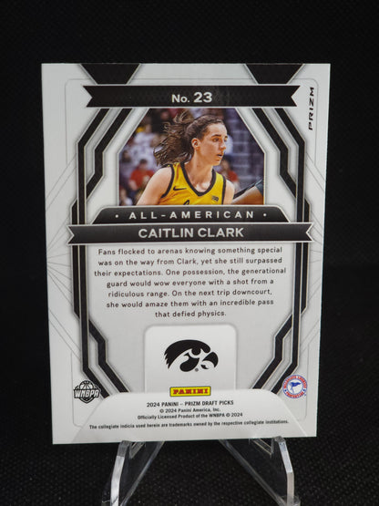 2024 Panini Prizm Draft Picks Caitlin Clark All-American Green #23