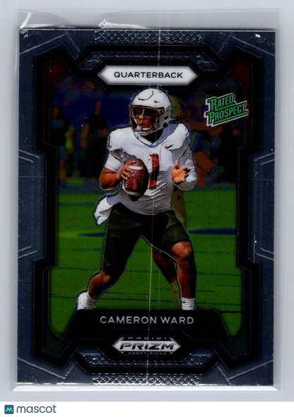 2024 Panini Prizm Draft Picks Cameron Ward #199