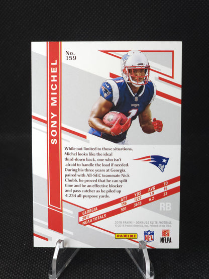 2018 Panini Donruss Elite Sony Michel /699 #159