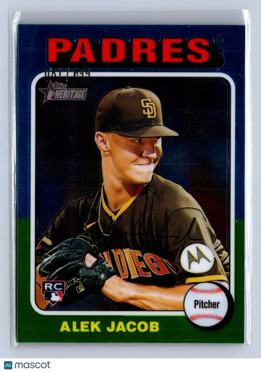 2024 Topps Heritage Alek Jacob Chrome /699 #184