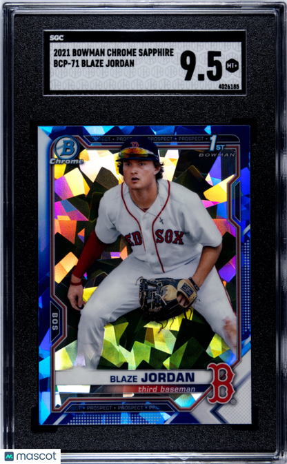 2021 Bowman Chrome Sapphire Blaze Jordan #BCP-71 SGC 9.5