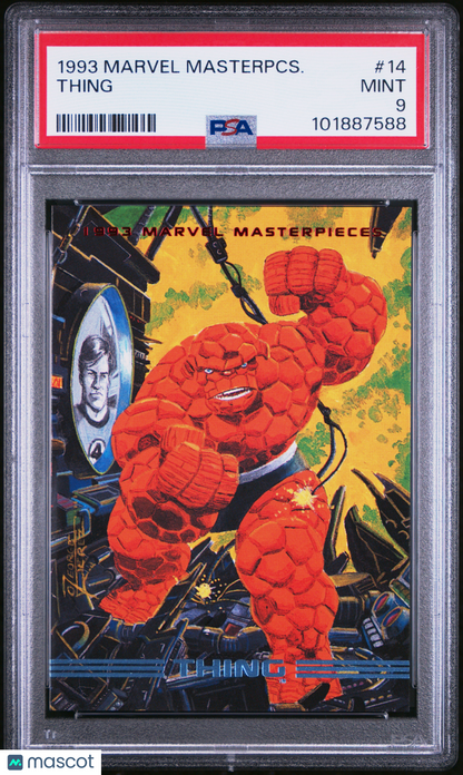 1993 Marvel Masterpieces Thing #14 PSA 9
