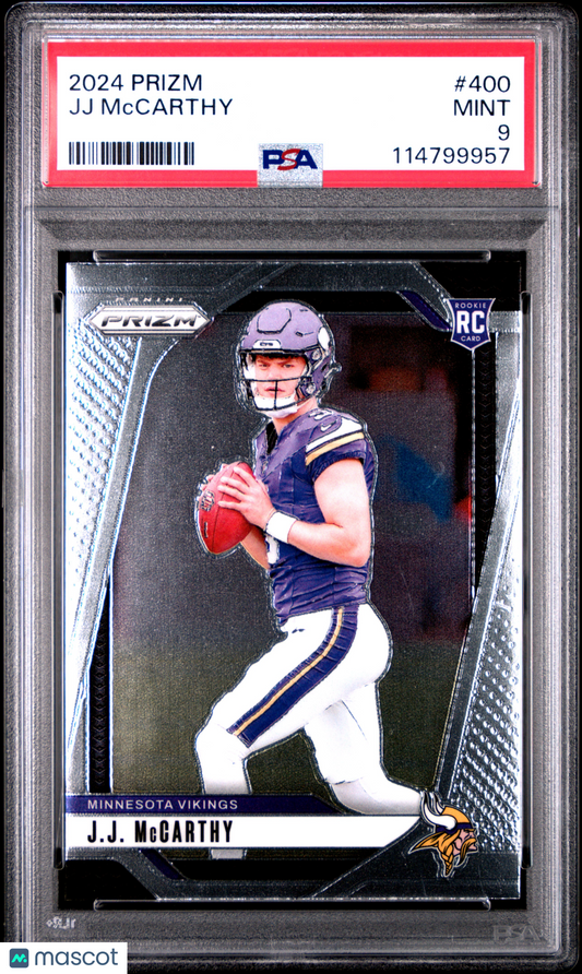 2024 Panini Prizm JJ Mccarthy #400 PSA 9