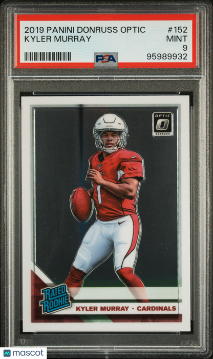 2019 Panini Donruss Optic Kyler Murray #152 PSA 9