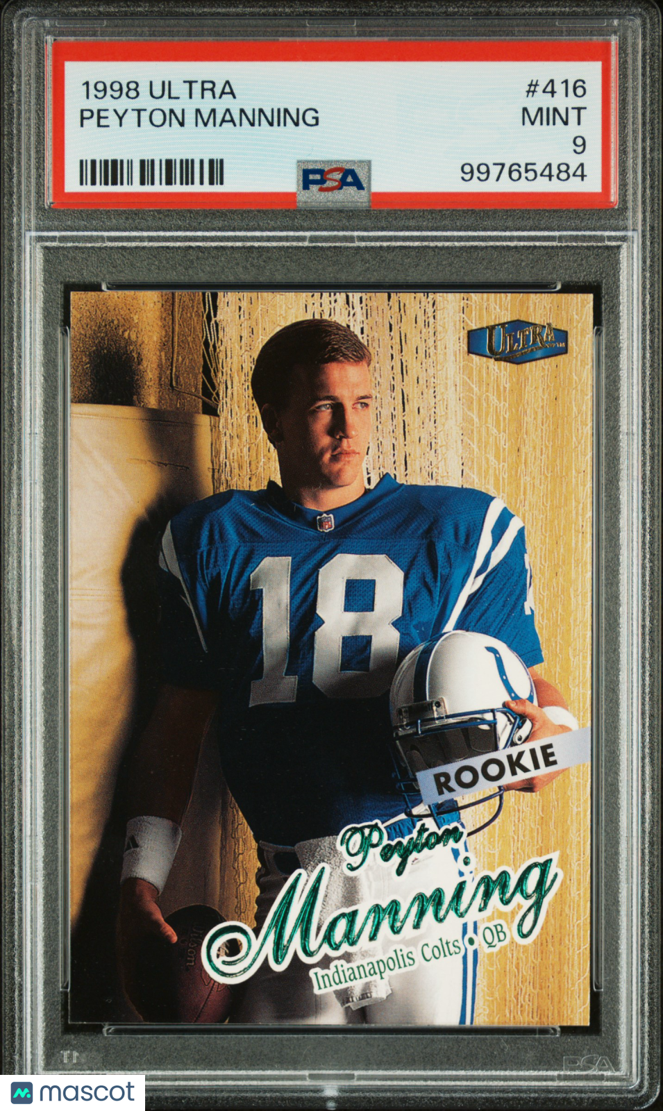 1998 Ultra Peyton Manning #416 PSA 9