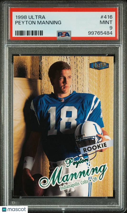 1998 Ultra Peyton Manning #416 PSA 9