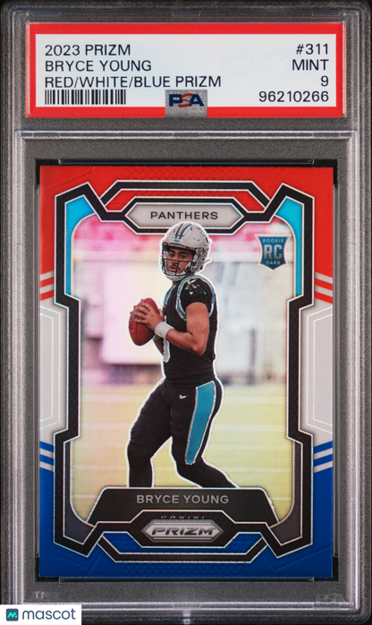 2023 Panini Prizm Bryce Young Red White Blue #311 PSA 9