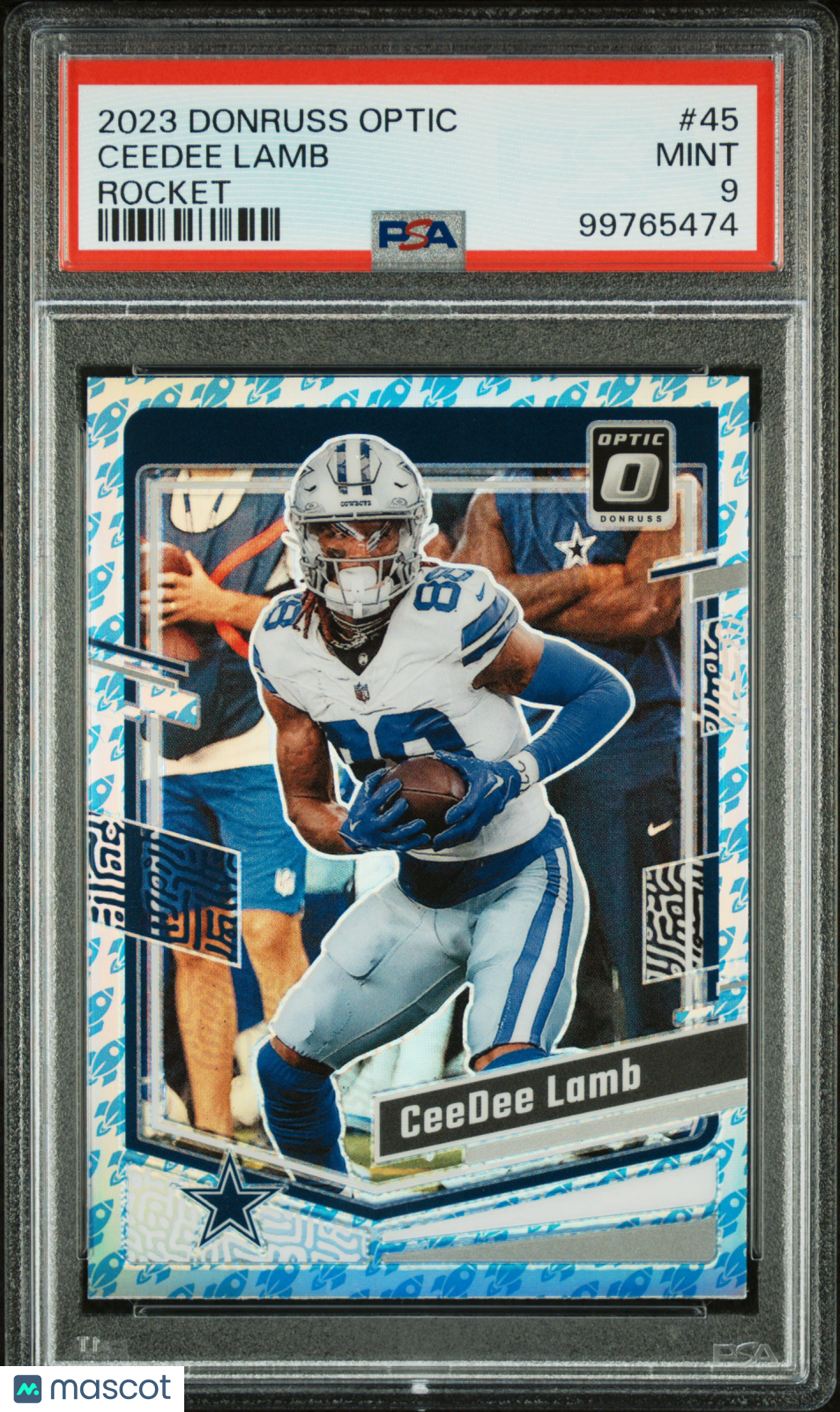 2023 Panini Donruss Optic Ceedee Lamb Rocket #45 PSA 9