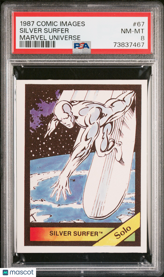 1987 Comic Images Silver Surfer Marvel Universe #67 PSA 8