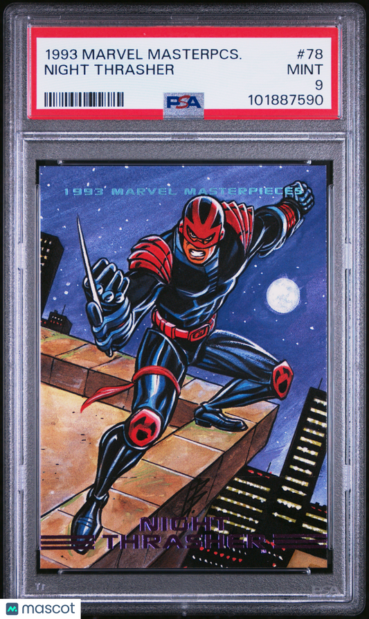1993 Marvel Masterpieces Night Thrasher #78 PSA 9