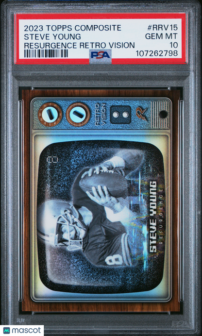 2023 Topps Composite Resurgence Retro Vision Steve Young #RRV15 PSA 10