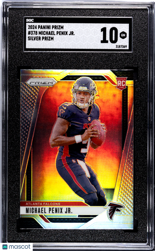 2024 Panini Prizm Michael Penix JR. Silver #378 SGC 10