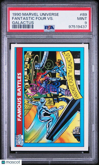 1990 Marvel Universe Fantastic Four Vs. Galactus #89 PSA 9