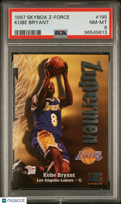 1997 Skybox Z-Force Kobe Bryant #195 PSA 8