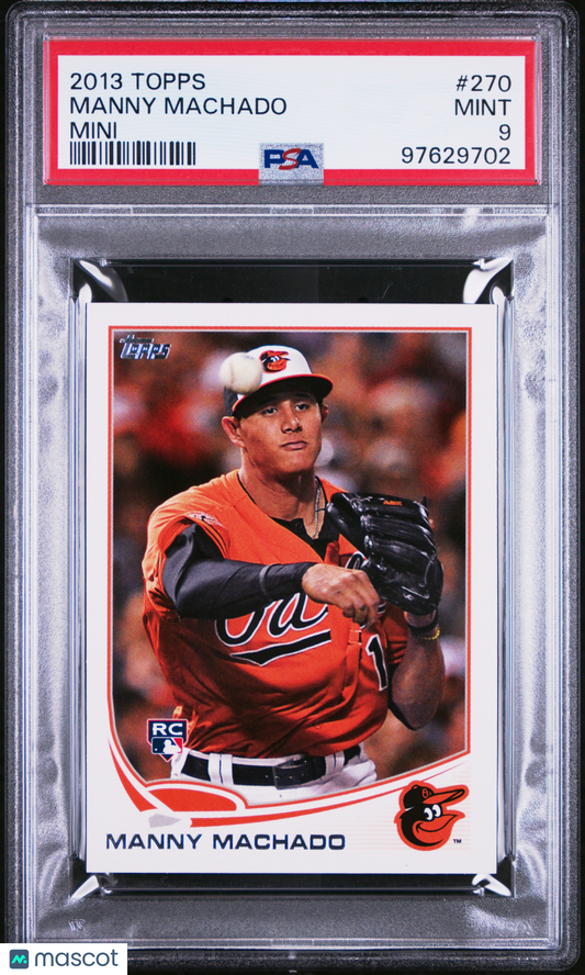 2013 Topps Manny Machado Mini #270 PSA 9